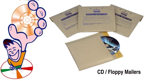 CDM-CD Mailer Craft Paper & Bubble